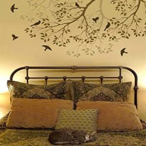 Designer Wall Stencil Reusable Wall Painting Stencil for Home / Office Decoration